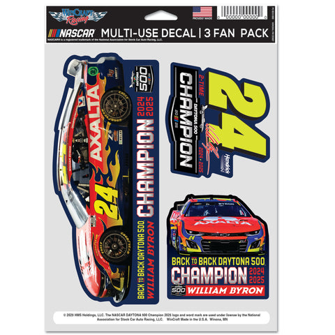 **PRE-ORDER** 2025 500 WIN 3 PACK DECAL