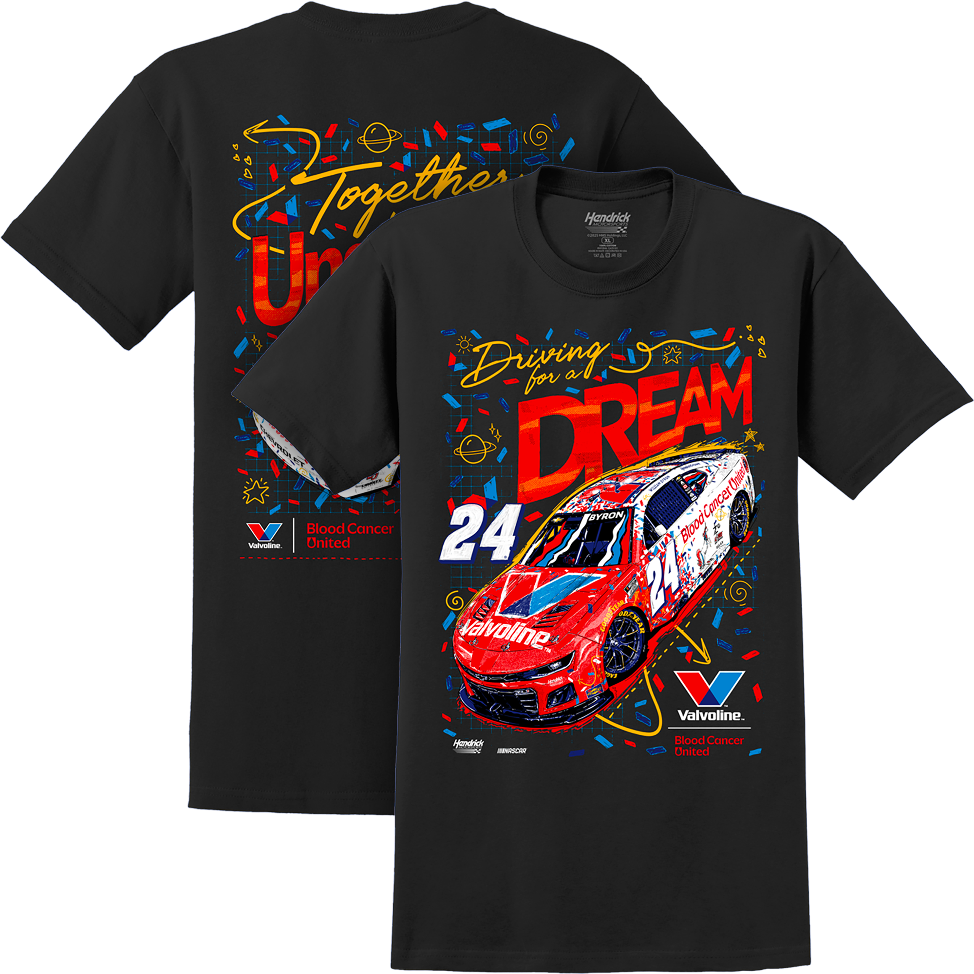*PRE-ORDER* VALVOLINE BLOOD CANCER UNITED TEE