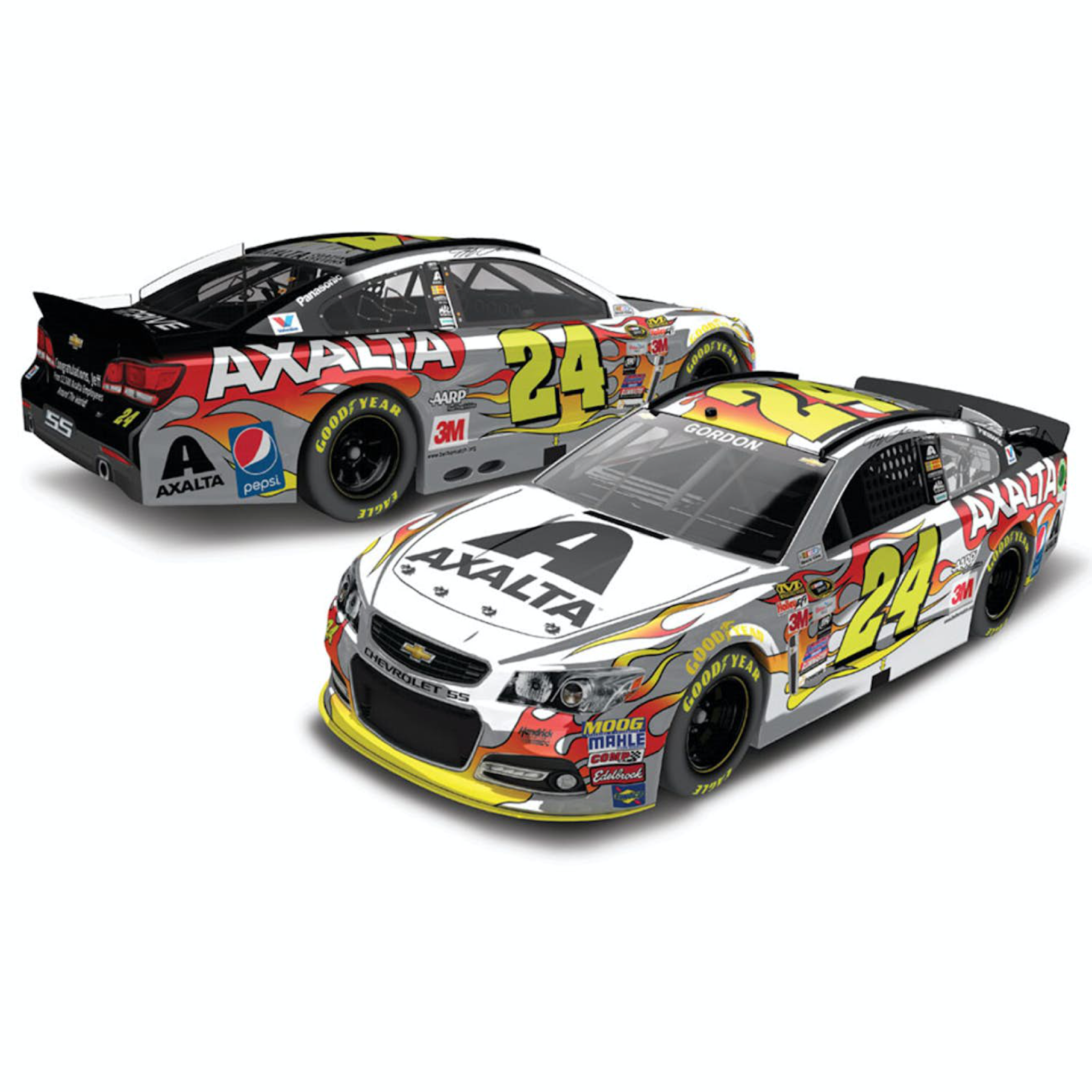 2018 24EVER WILLIAM BYRON JEFF GORDON AUTOGRAPHED ELITE REGULAR