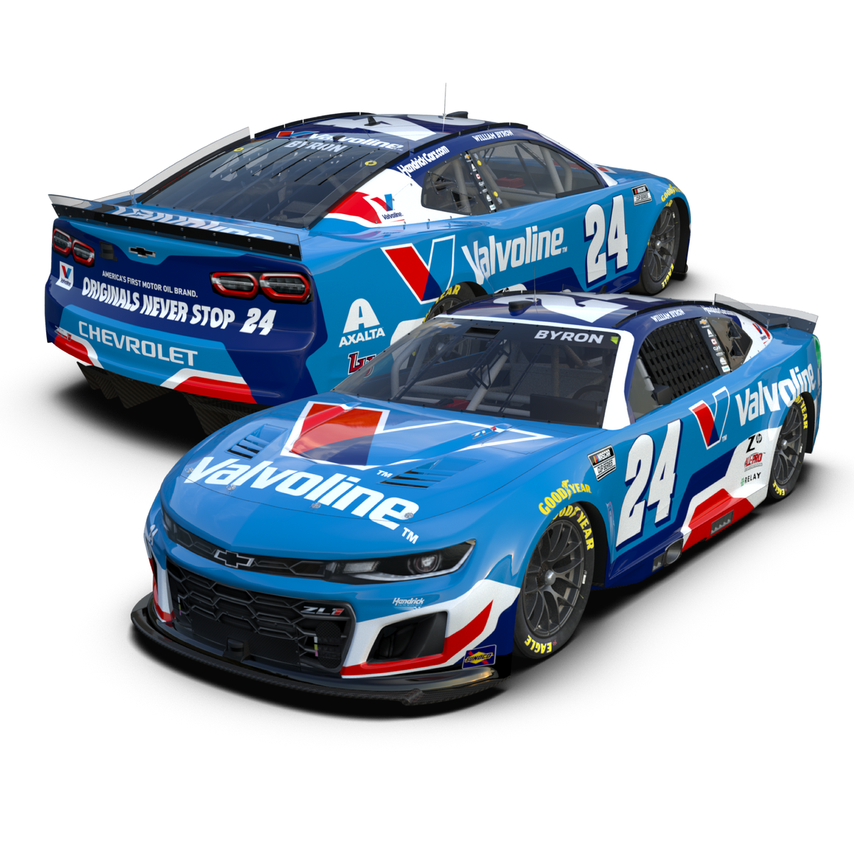 **PREORDER** 2025 VALVOLINE ARC REGULAR PAINT 124 DIECAST William