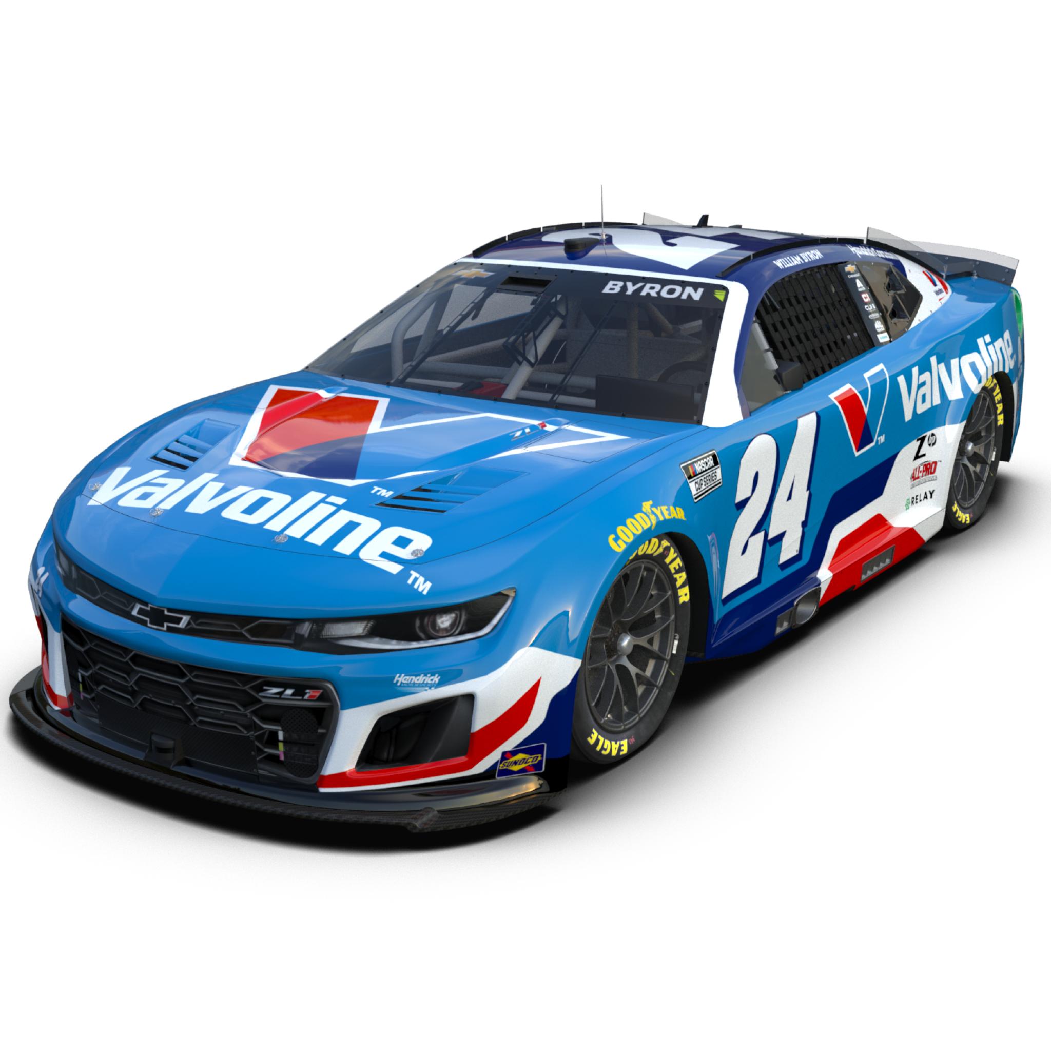 **PRE-ORDER** 2025 VALVOLINE ELITE REGULAR PAINT 1:24 DIE-CAST