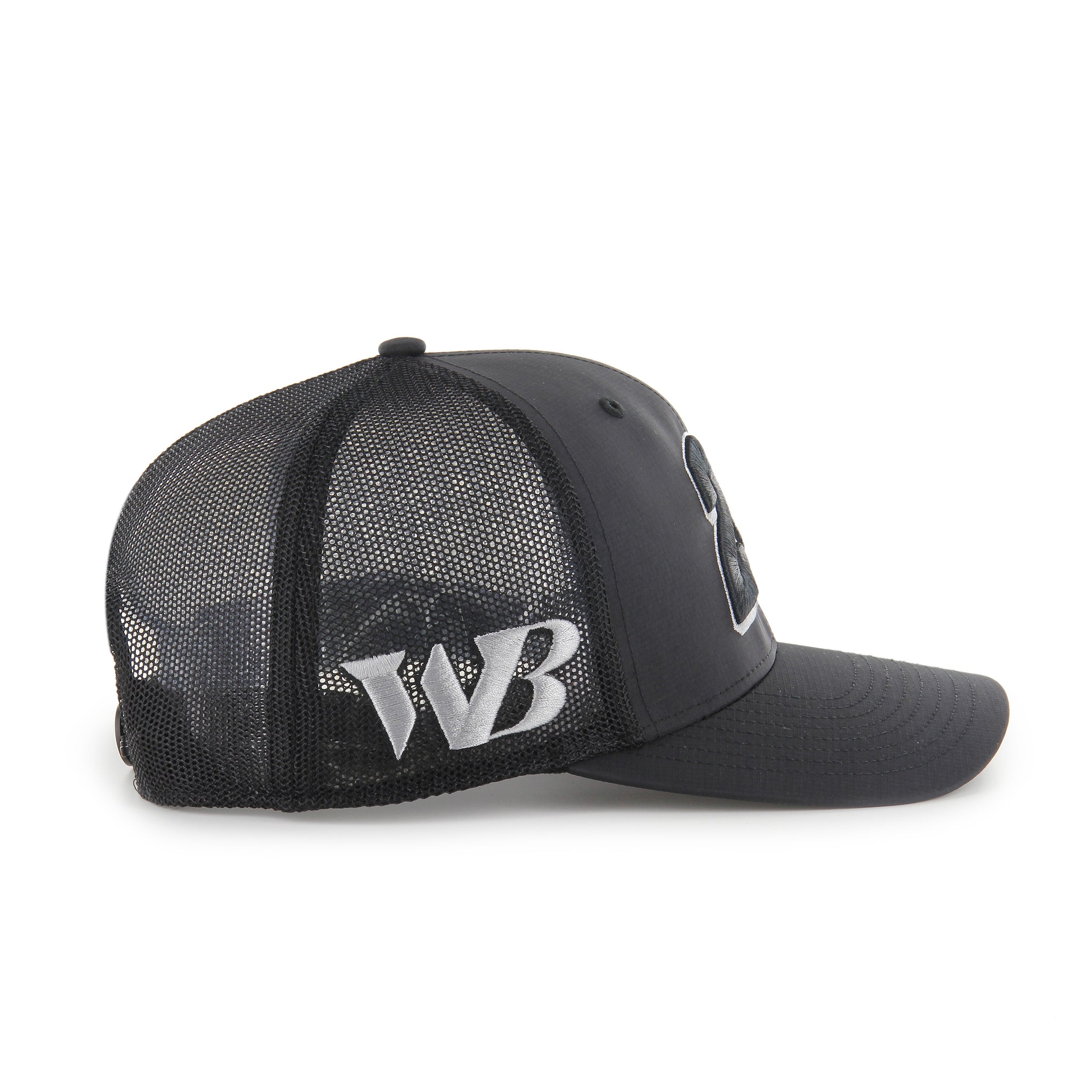 BLACK WB '47 BRRR TRUCKER HAT – William Byron Store