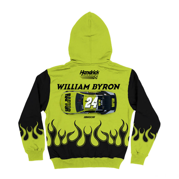 William Byron Vive La Fete Color Block Pullover Hoodie - Green