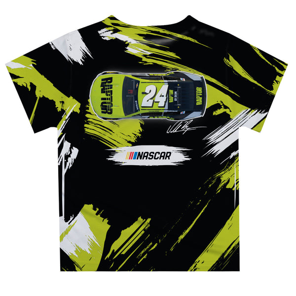 William Byron Vive La Fete NASCAR Paint Brush T-Shirt  - Black