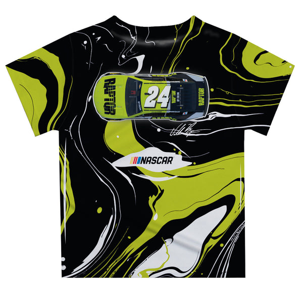 William Byron Vive La Fete NASCAR Marble T-Shirt  - Black