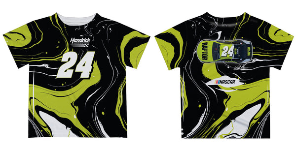William Byron Vive La Fete NASCAR Marble T-Shirt  - Black