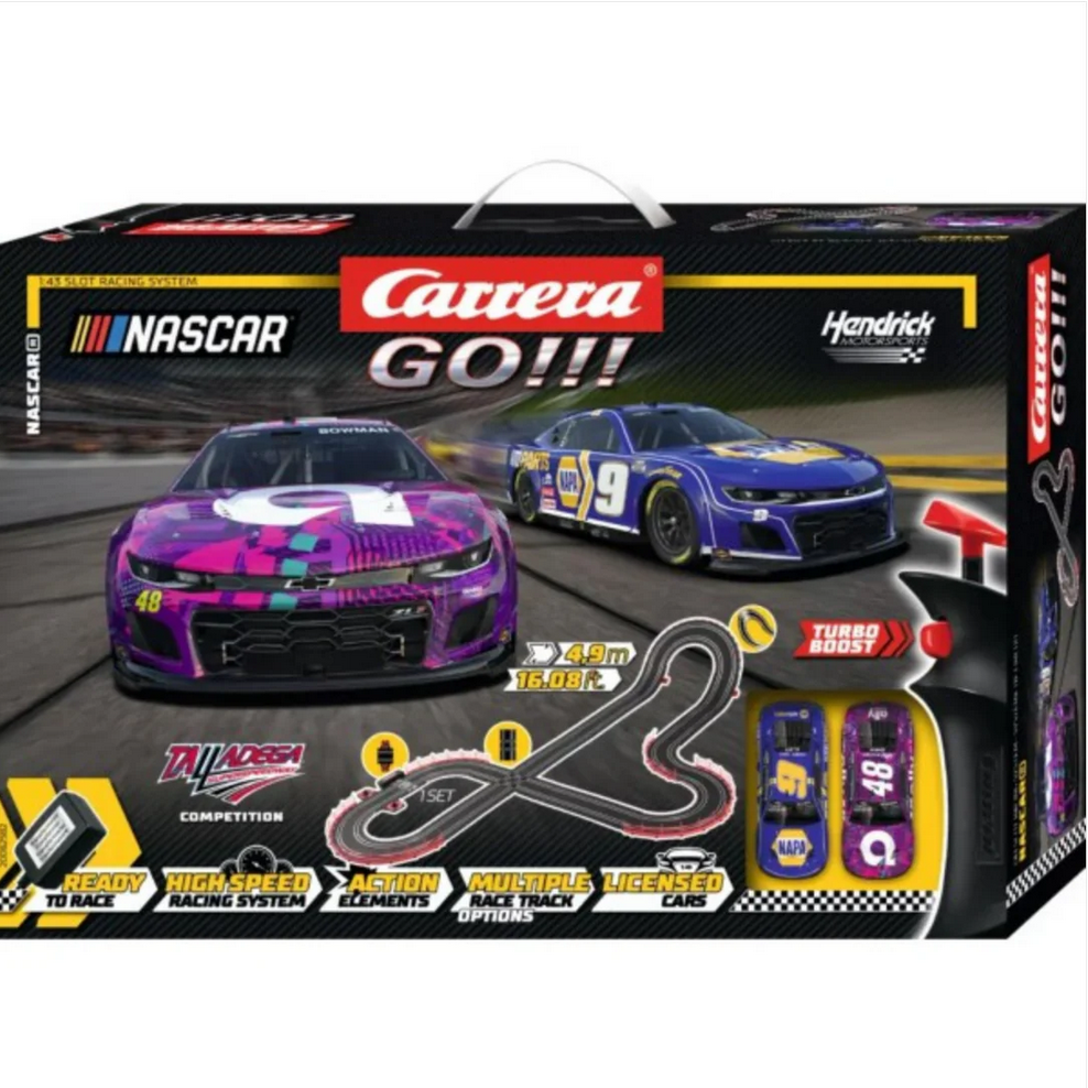 **PRE-ORDER** TALLADEGA COMPETITION CARRERA GO!!! SLOT CAR SET