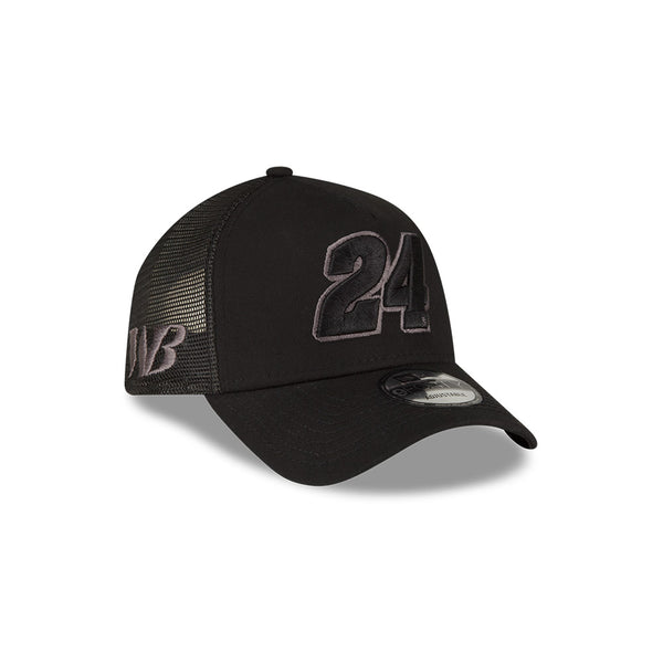 BLACK 24 WB NEW ERA 9FORTY TRUCKER HAT